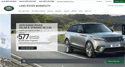 Desktop Screenshot of landrovermonmouth.com