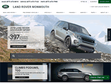 Tablet Screenshot of landrovermonmouth.com